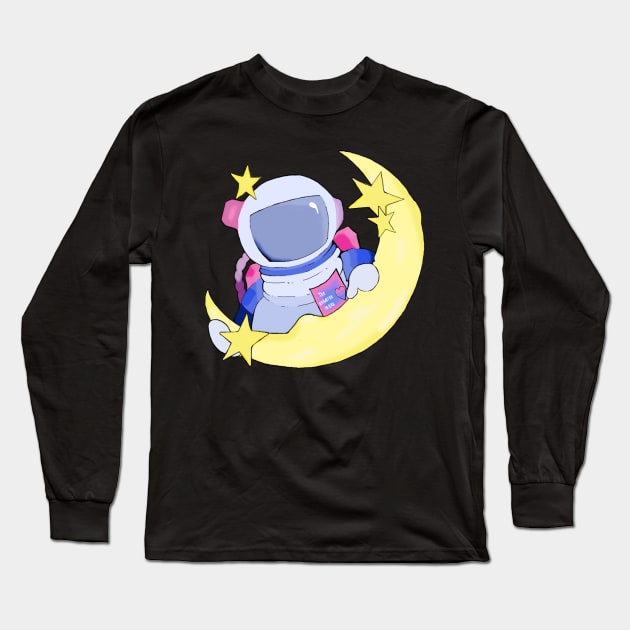 Bisexual Astronaut Long Sleeve T-Shirt by KangarooZach41
